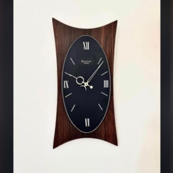 Bulova Quarts Wall Clock Mid Century Modern - Picture 2 of 2